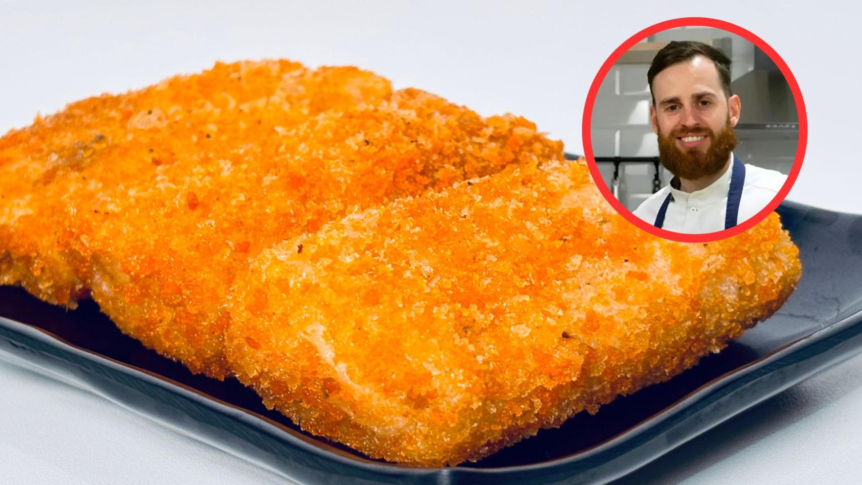 Alfredo Vozmediano y pescado rebozado