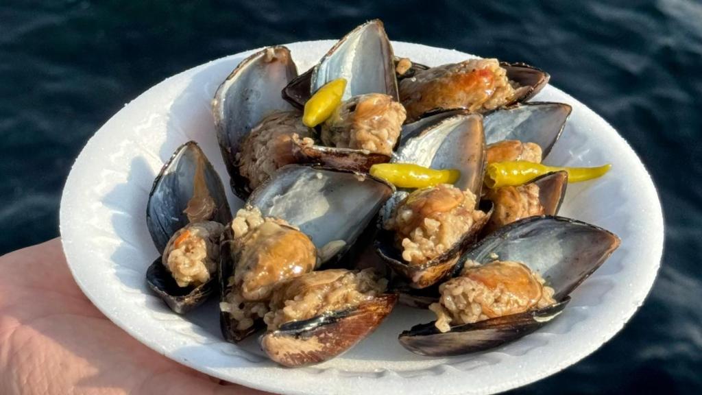 Plato de mejillones