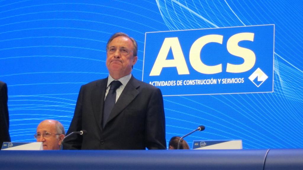 El president d’ACS, Florentino Pérez