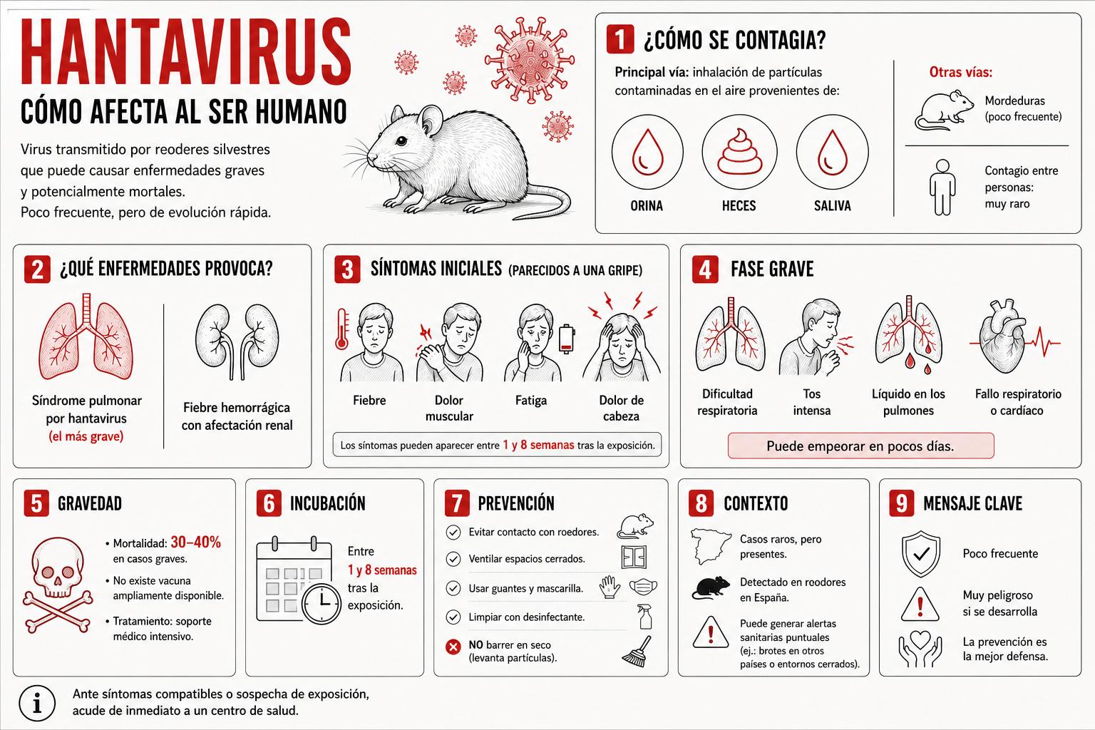 Gráfico de Hantavirus