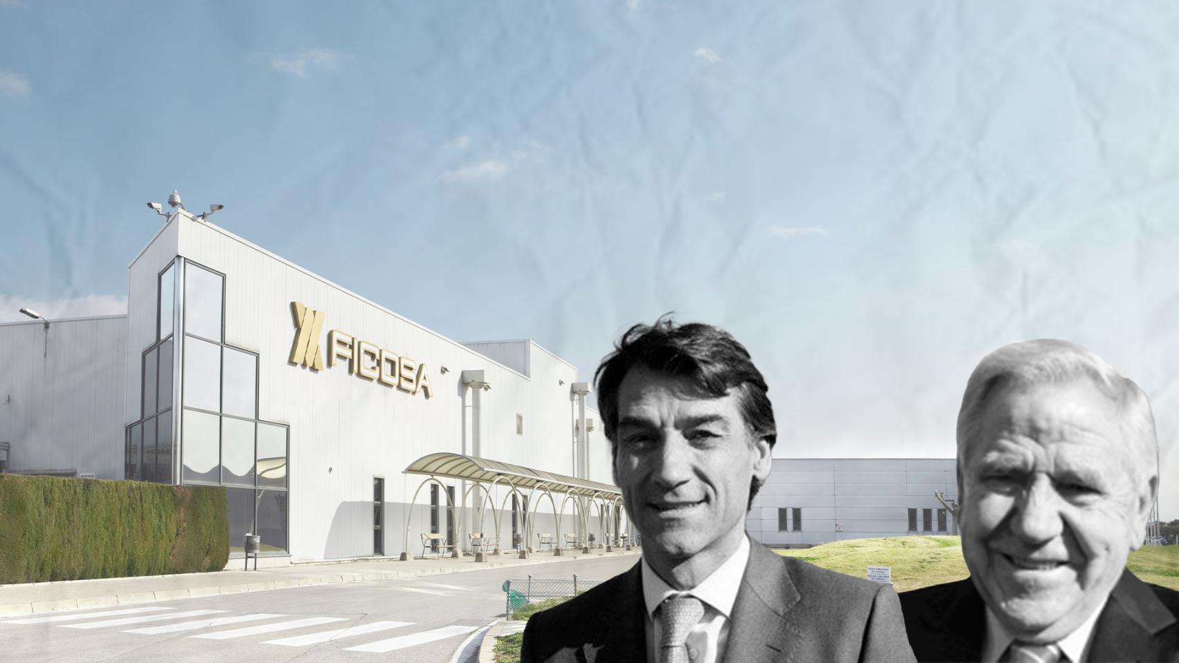 Fábrica de Ficosa con Javier Pujol Artigas y José María Pujol Artigas