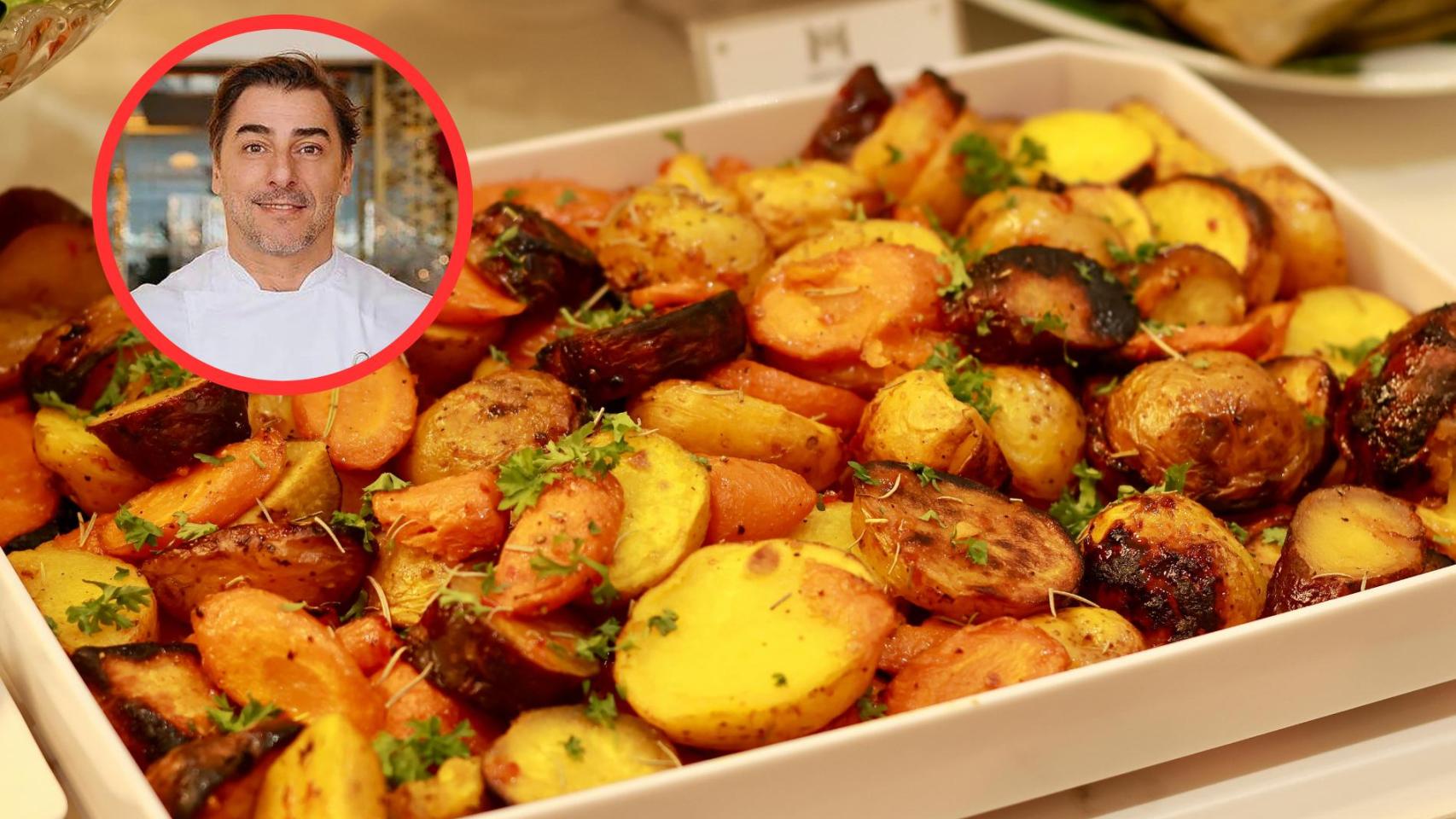 Jordi Roca y patatas asadas