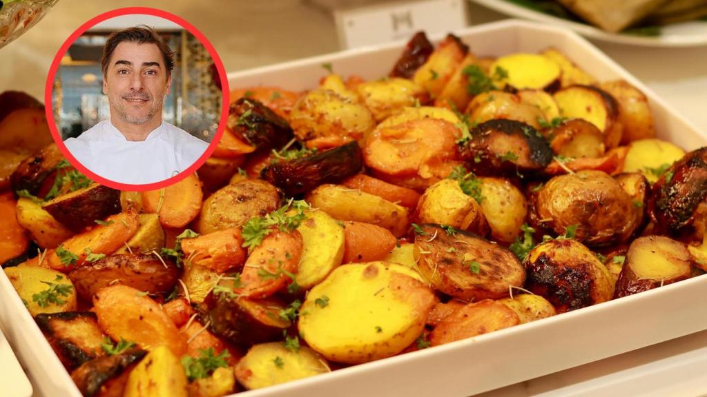 Jordi Roca y patatas asadas