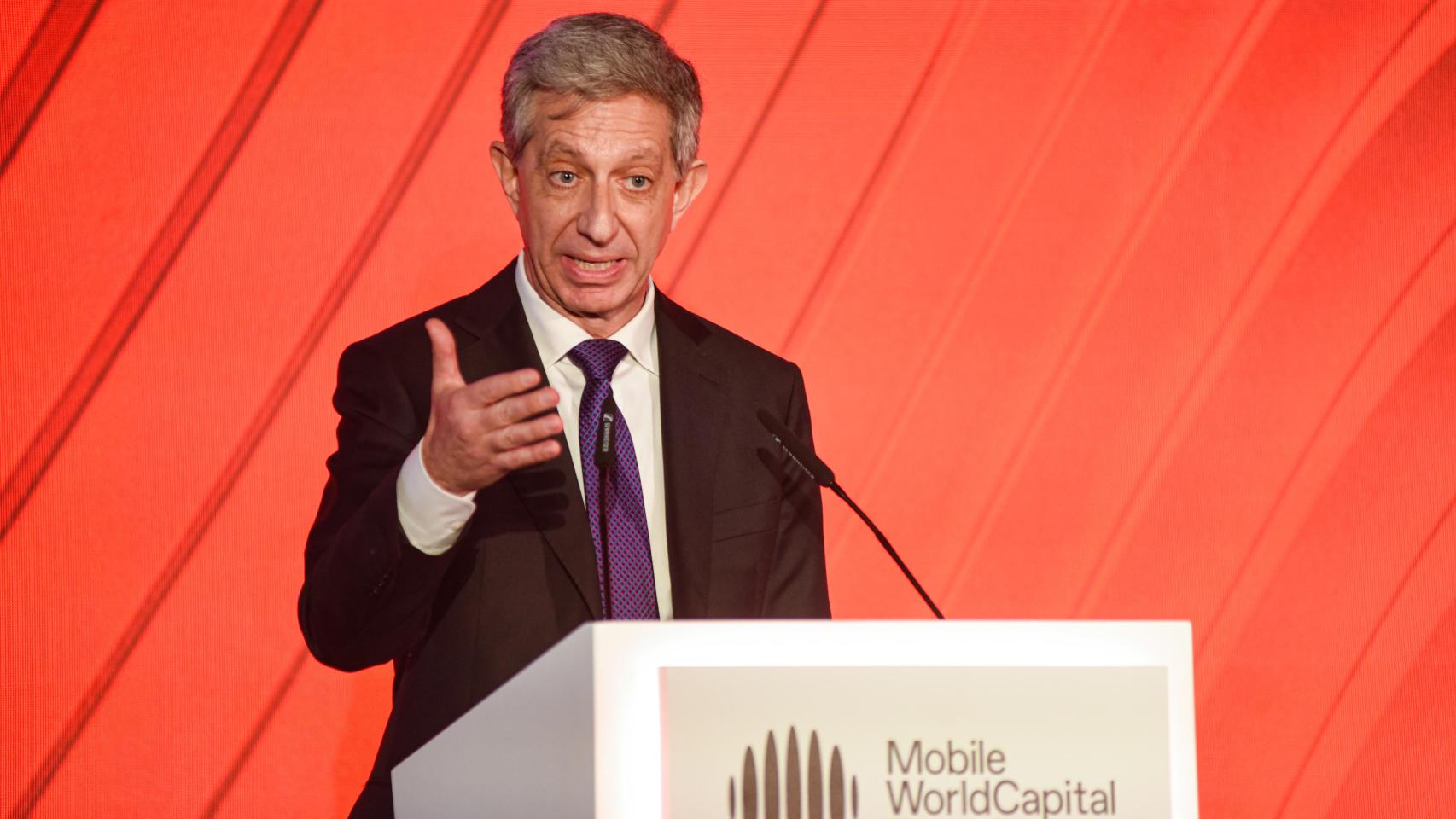 El exCEO de MW Capital Barcelona, Francesc Fajula, durante un almuerzo en el marco del Mobile World Congress (MWC) 2026