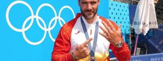 Saúl Craviotto, en los Juegos Olímpicos de París