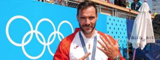 Saúl Craviotto, en los Juegos Olímpicos de París