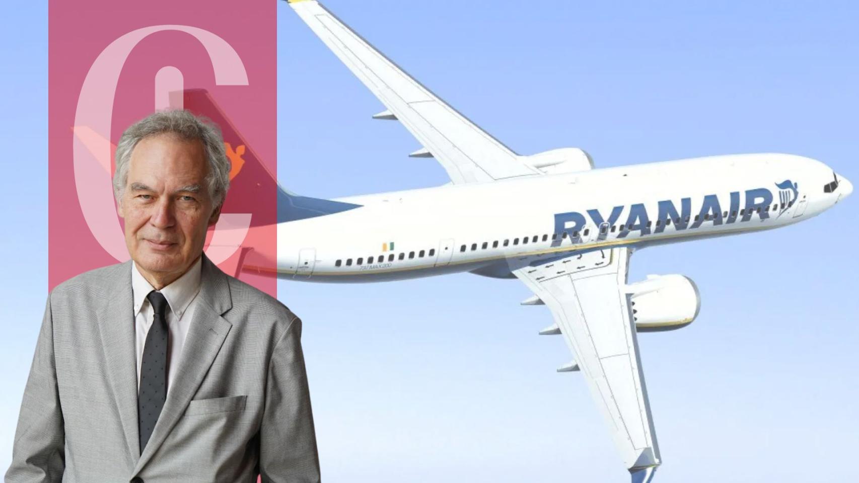 Ignacio Vidal-Folch y un avión de Ryanair