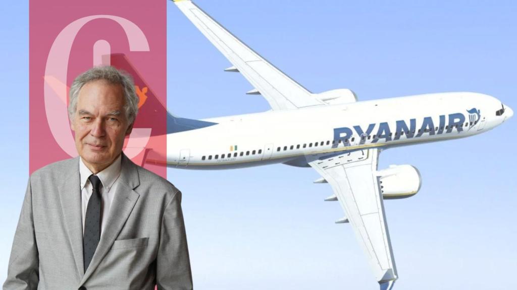 Ignacio Vidal-Folch y un avión de Ryanair