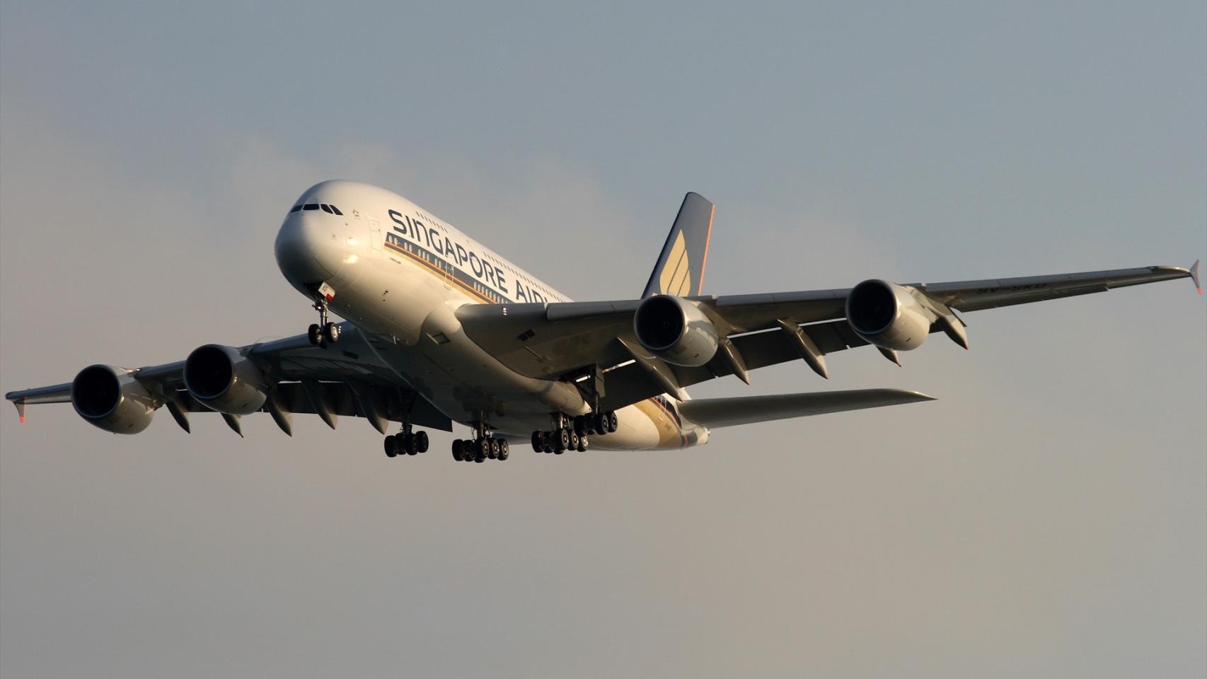 Un avión de Singapore Airlines