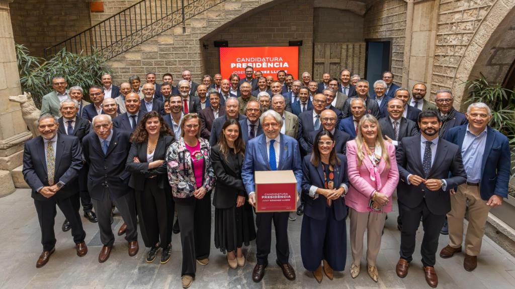 El presidente de Foment, Josep Sánchez Llibre, en la gala de premios de la patronal de 2025