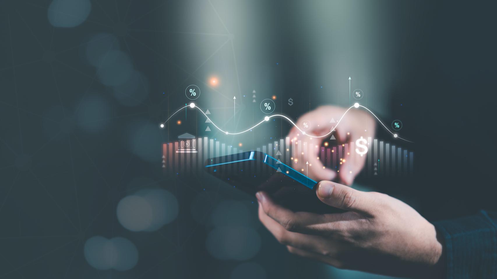 Finanzas e inversiones desde un teléfono móvil