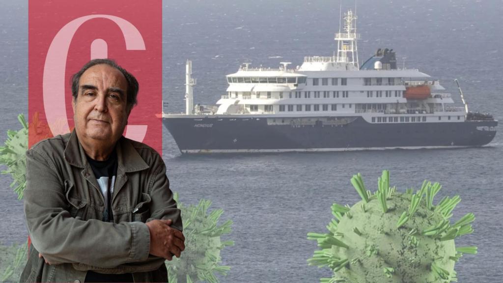 Ramón de España y el crucero con algunos pasajeros afectados de hantavirus