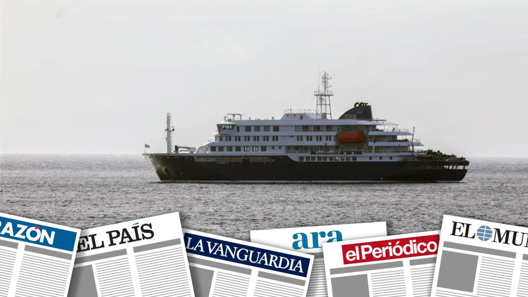 El crucero MV Hondius con afectados por el brote de hantavirus