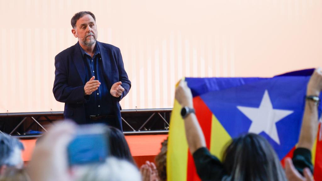 El presidente de ERC, Oriol Junqueras, en marzo