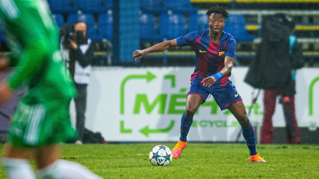 Hafiz Gariba durant el juvenil A-Maccabi
