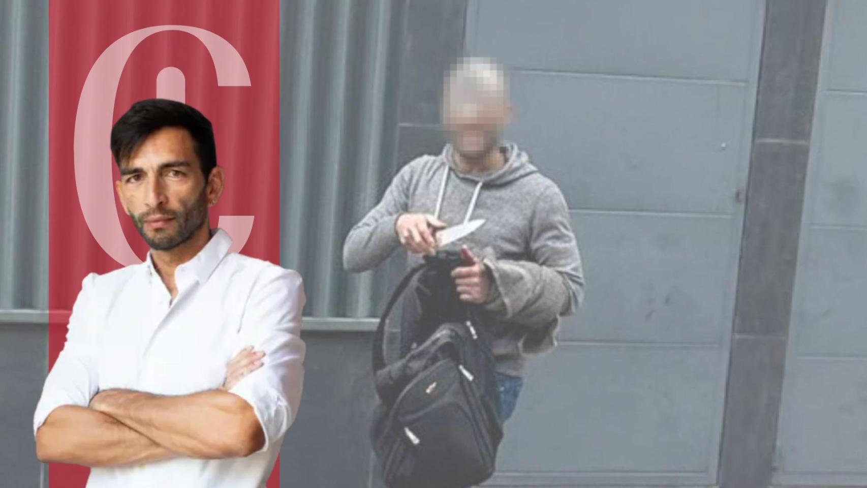 Iván Teruel y el acusado del asesinato en Esplugues del Llobregat