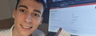 David Pujol, el joven que ha denunciado a Transportes y Territori por los perjuicios causados por el funcionamiento de Rodalies