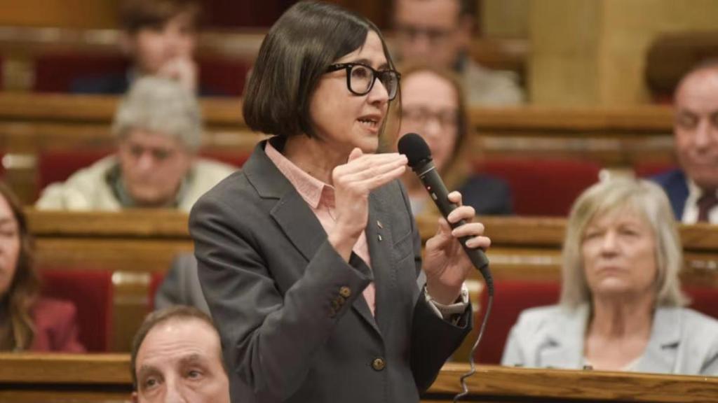 La 'consellera' Núria Parlon en una comparecencia anterior en el Parlament
