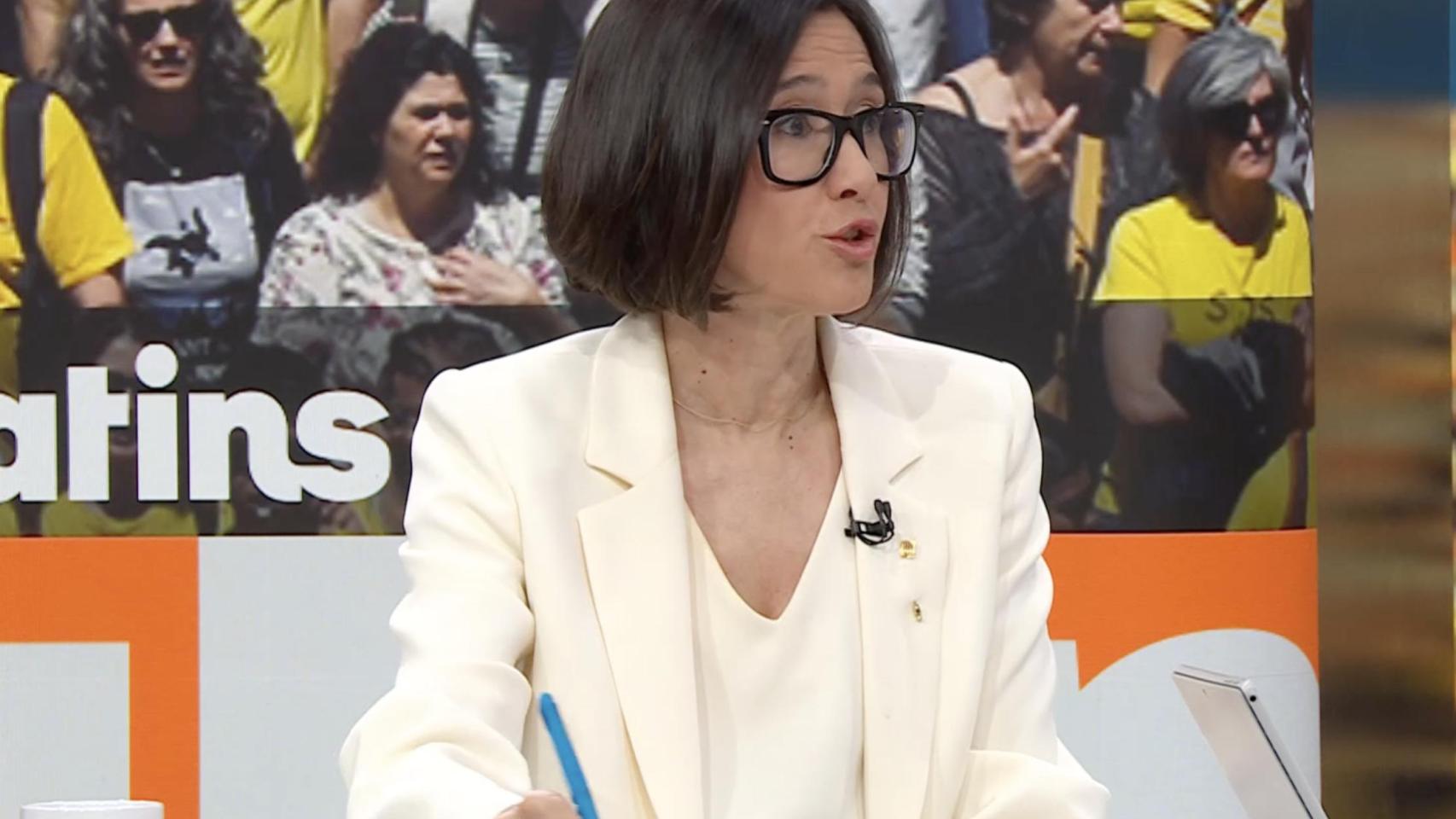 La 'consellera' Núria Parlon en 'Els Matins' de TV3