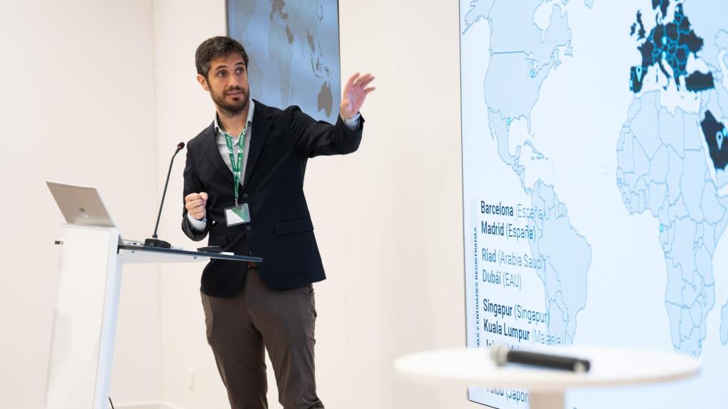 Roger Pi, de B-Global Tech, a la jornada a la Cambra