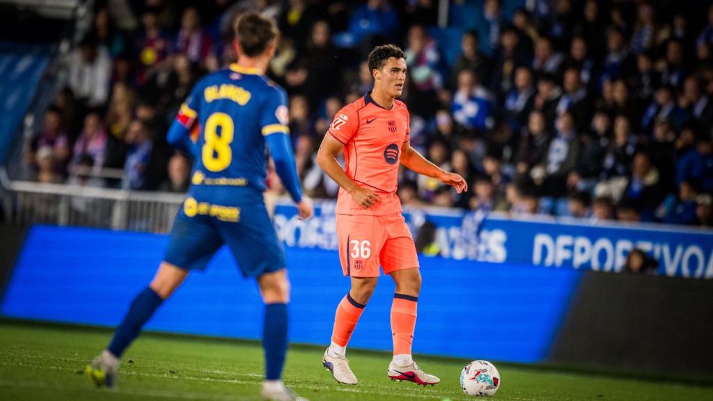 Álvaro Cortés debuta con el primer equipo del Barça contra el Alavés