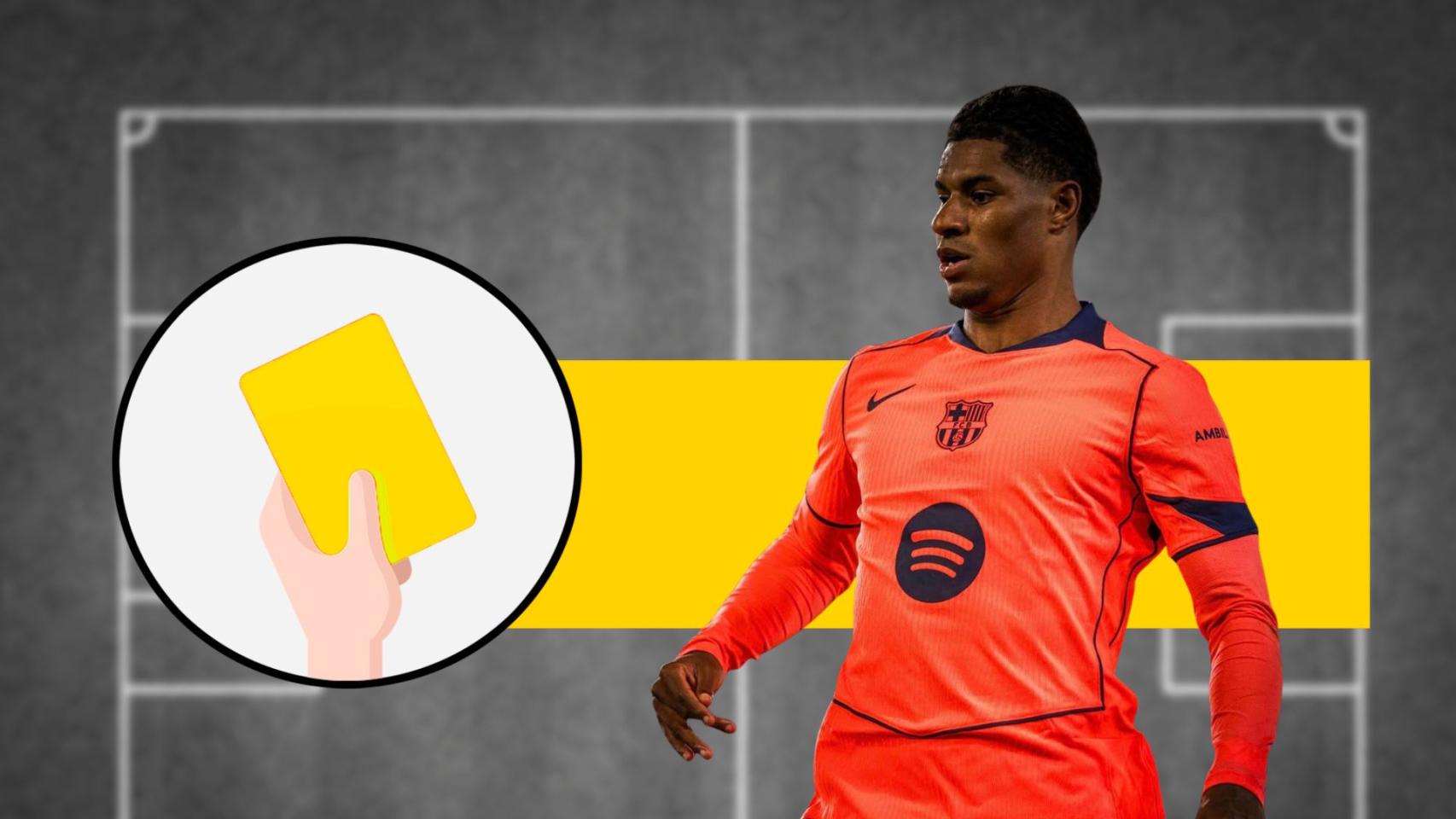 Tarjeta amarilla: Marcus Rashford