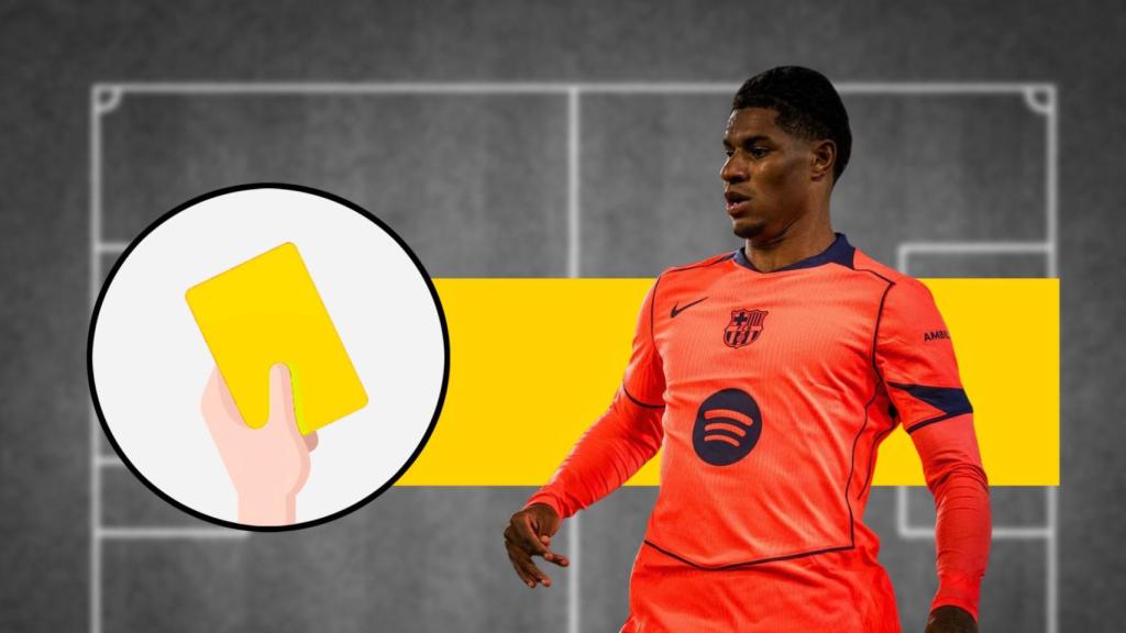 Tarjeta amarilla: Marcus Rashford