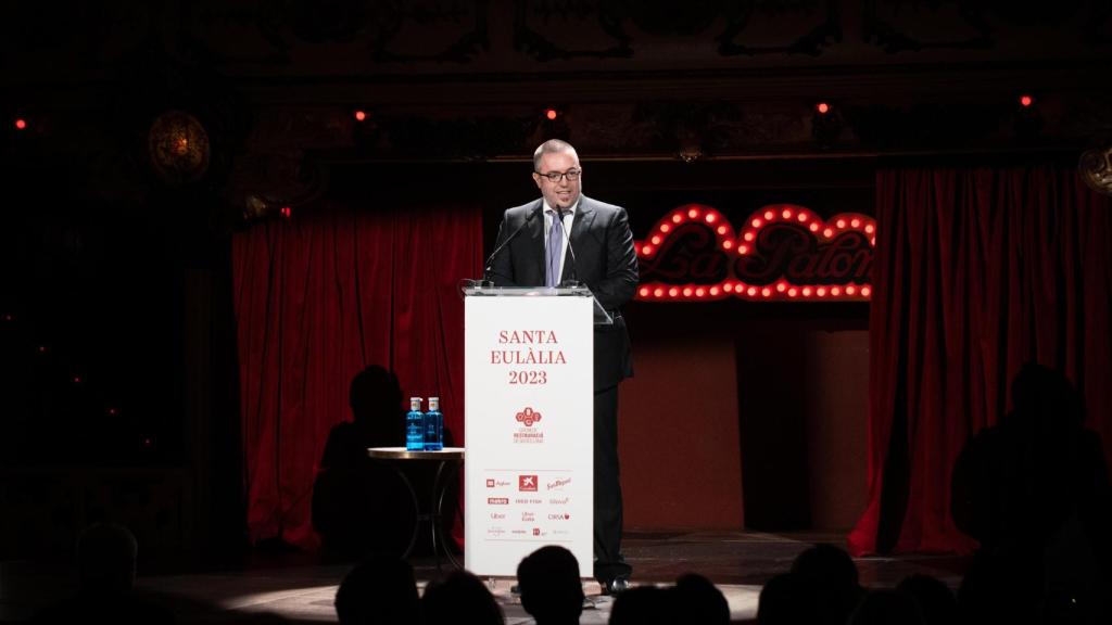 Salva Vendrell en la seva etapa com a president del Gremi de Restauració