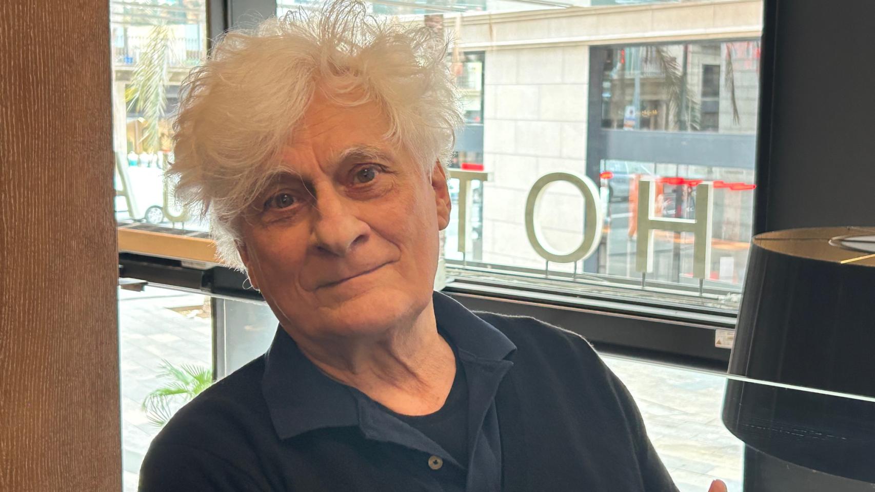 El activista y profesor italiano Franco Berardi, en la entrevista con 'Letra global'