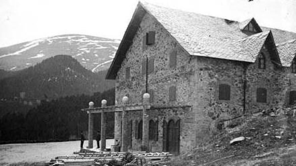 Una imatge del Xalet de La Molina el 1927