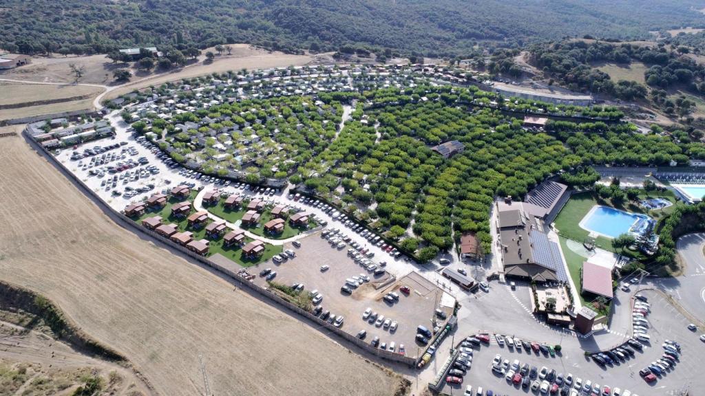 Berga Resort visto desde las alturas