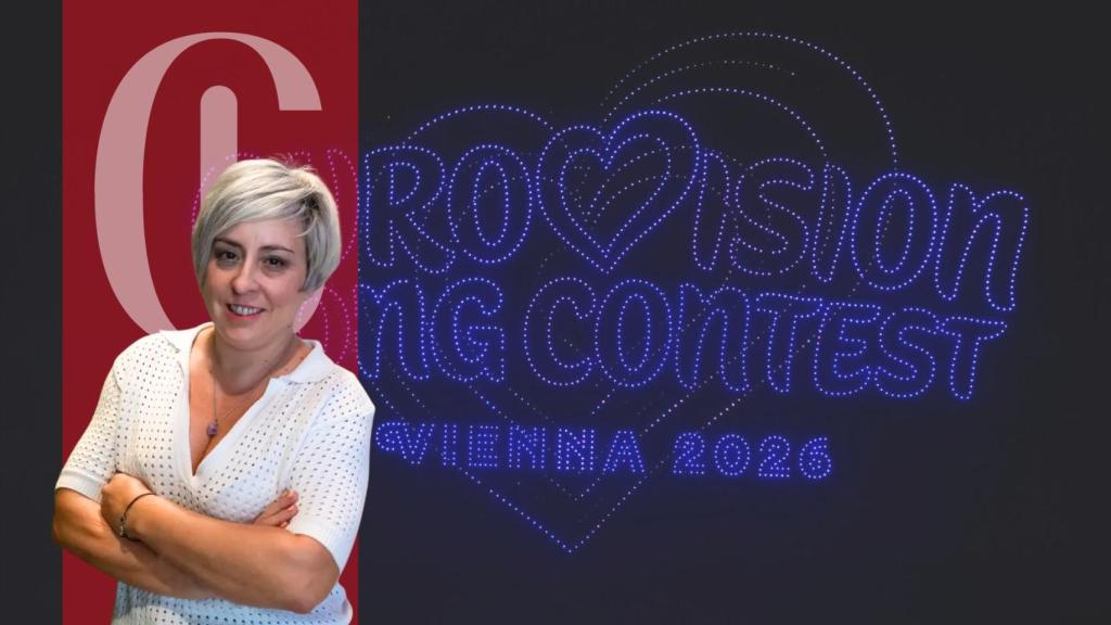 Fotomontaje del logo de Eurovision Vienna 2026