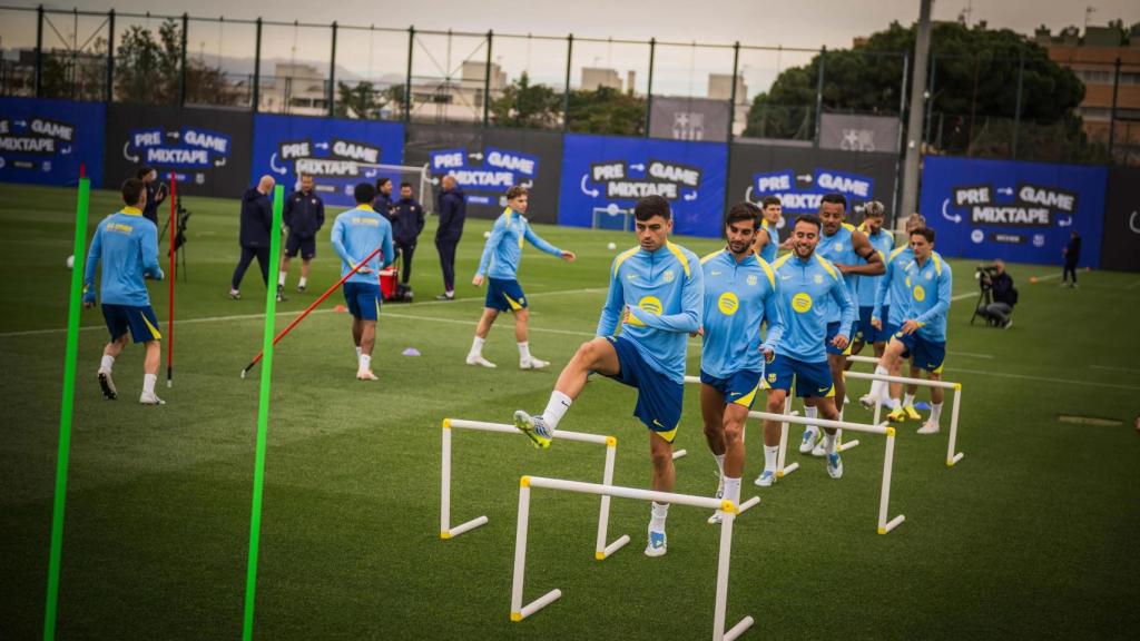 El Barça se entrena a dos días de enfrentarse al Real Betis