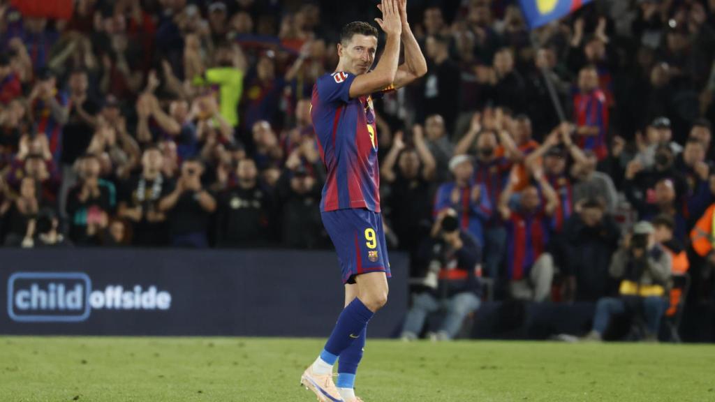 Lewandowski se despide del Camp Nou