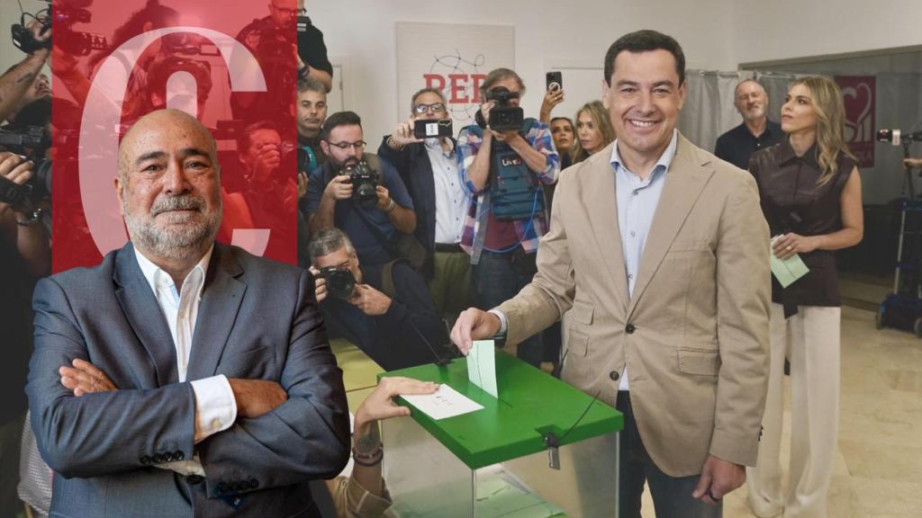 Fotomontaje de Juanma Moreno (PP)