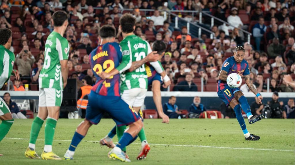 La falta de Raphinha al Barça-Real Betis