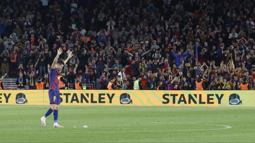 Lewandowski se despide del Camp Nou