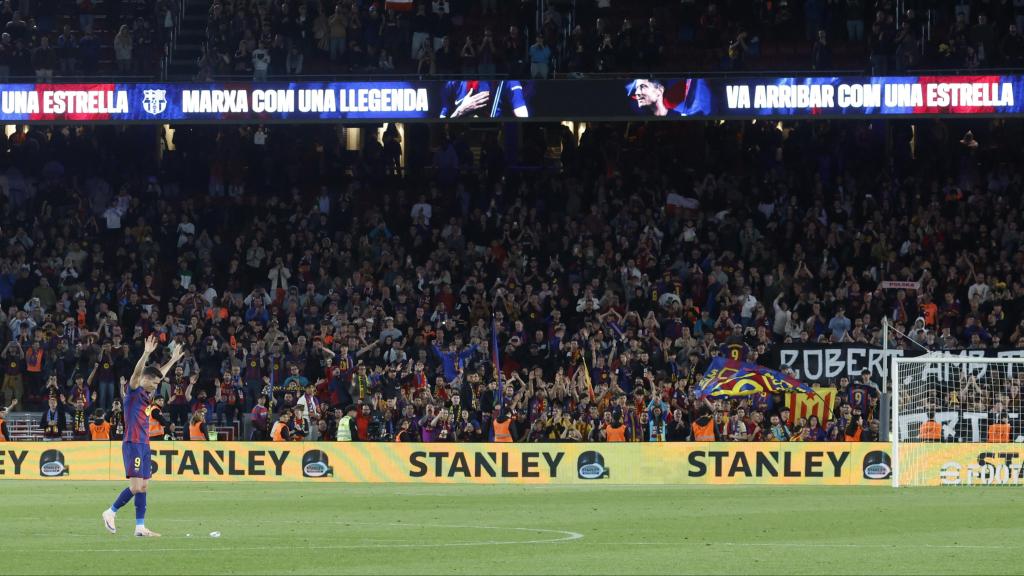 Lewandowski se despide del Camp Nou