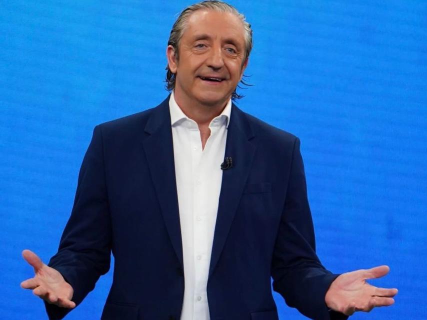 Josep Pedrerol, en el plató de 'El Chiringuito'