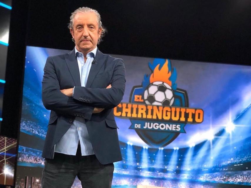 Josep Pedrerol, al plató d'El Chiringuito