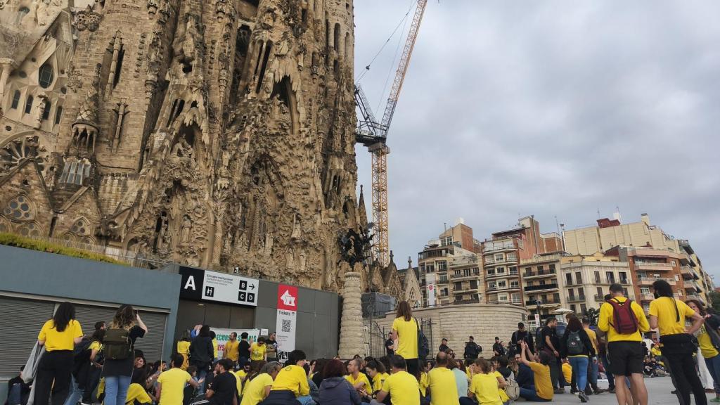 Bloqueo a la Sagrada Familia