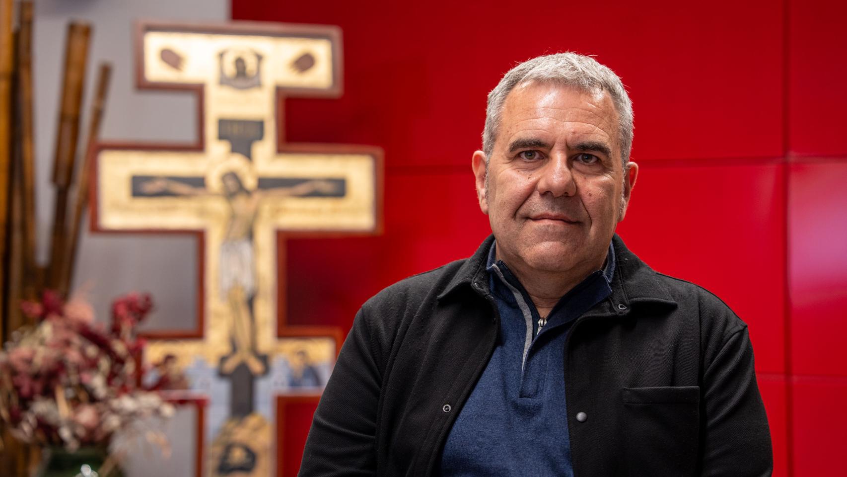 Francesc Figueras, coordinador de los voluntarios para la visita del Papa a Barcelona