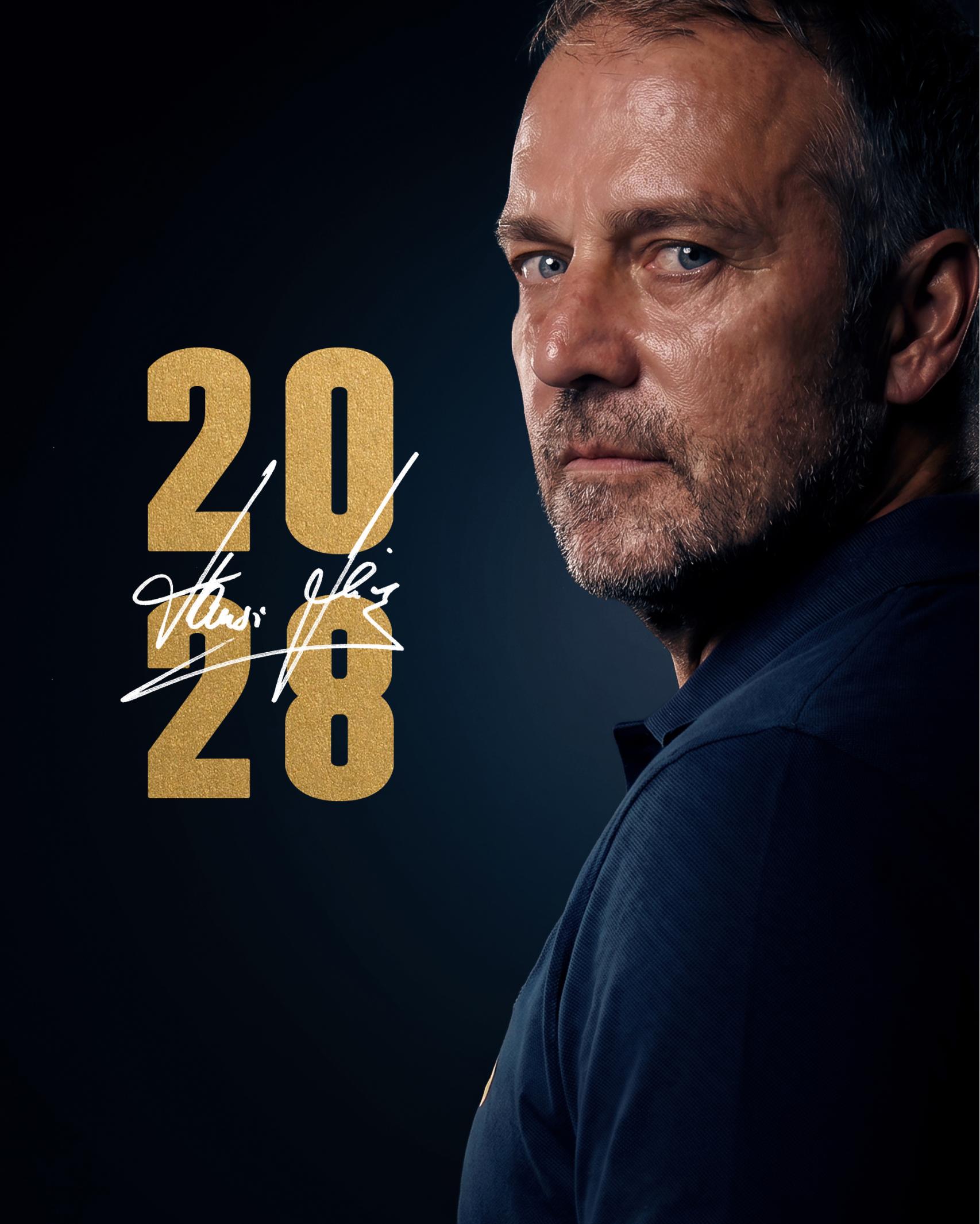 El Barça anuncia la renovació de Hansi Flick fins al 2028