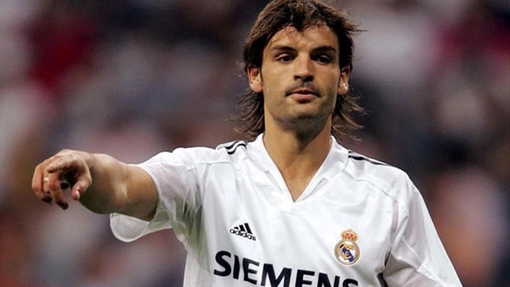 Fernando Morientes amb el Reial Madrid