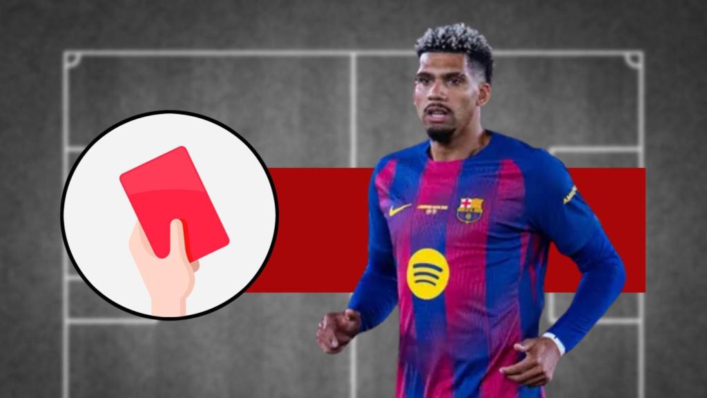 Tarjeta roja: Ronald Araujo