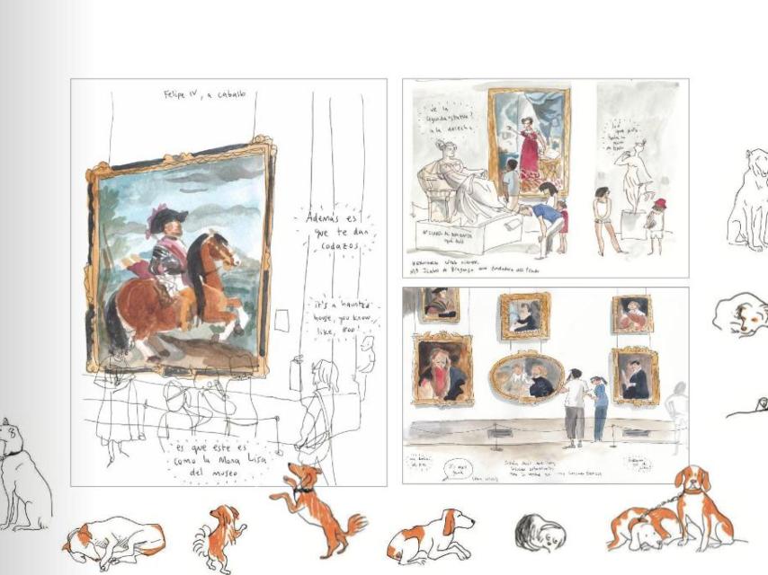 Il·lustració interior del 'Quadern del Prado'.