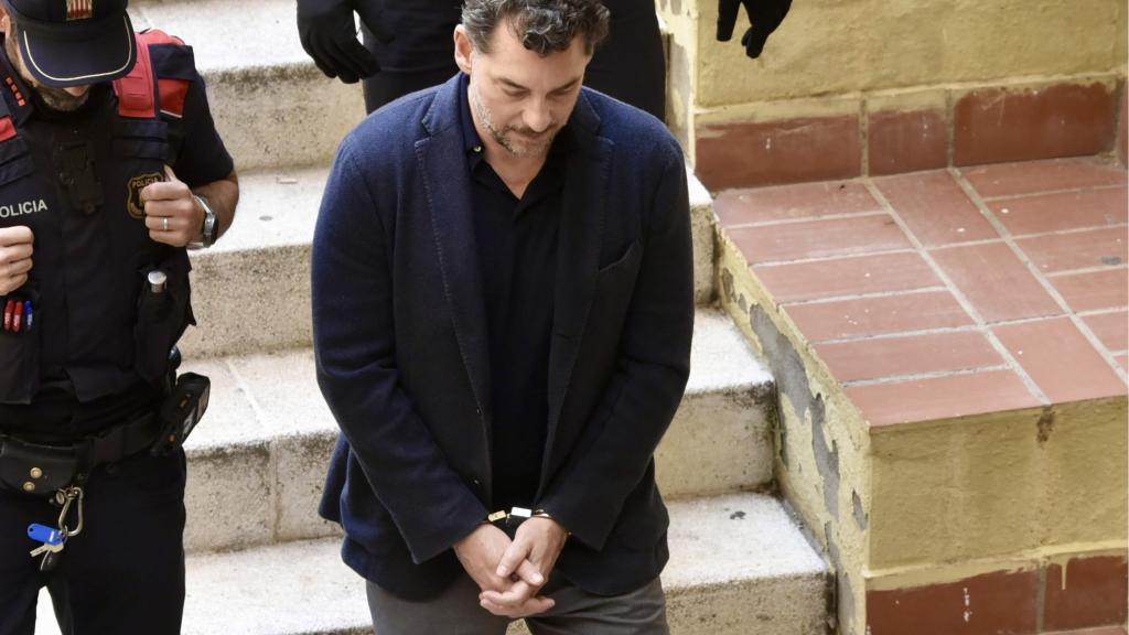 Jonathan Andic, el hijo del fundador de Mango, a su salida del Juzgado de Instrucción 5 de Martorell