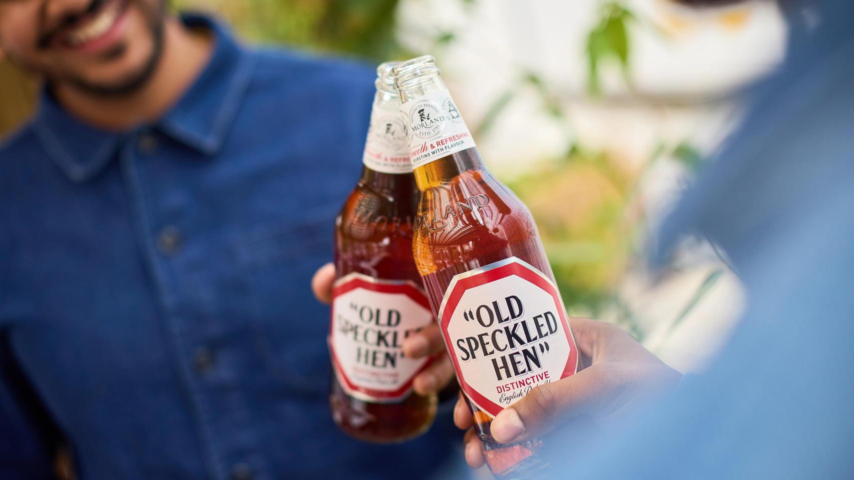 La cerveza británica Old Speckled Hen