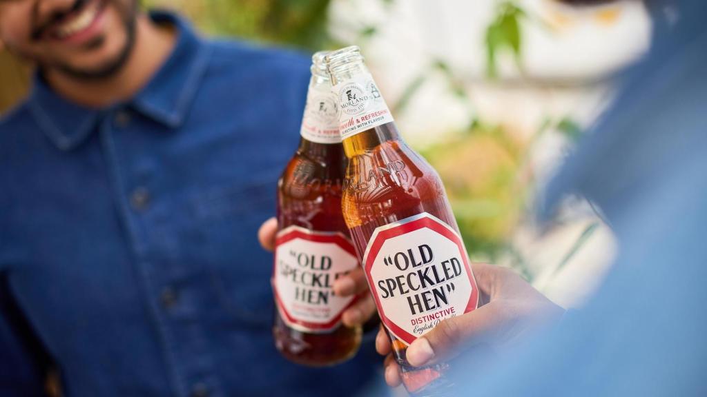 La cerveza británica Old Speckled Hen