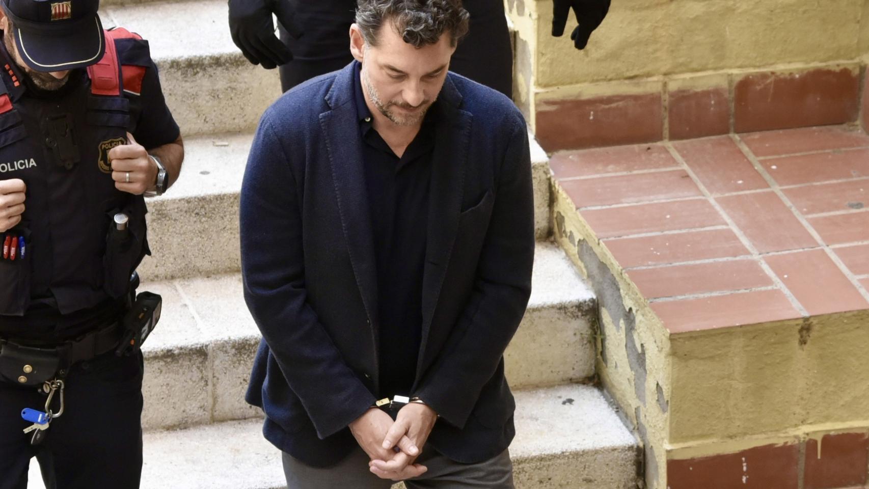Jonathan Andic, el hijo del fundador de Mango, a su salida del Juzgado de Instrucción 5 de Martorell